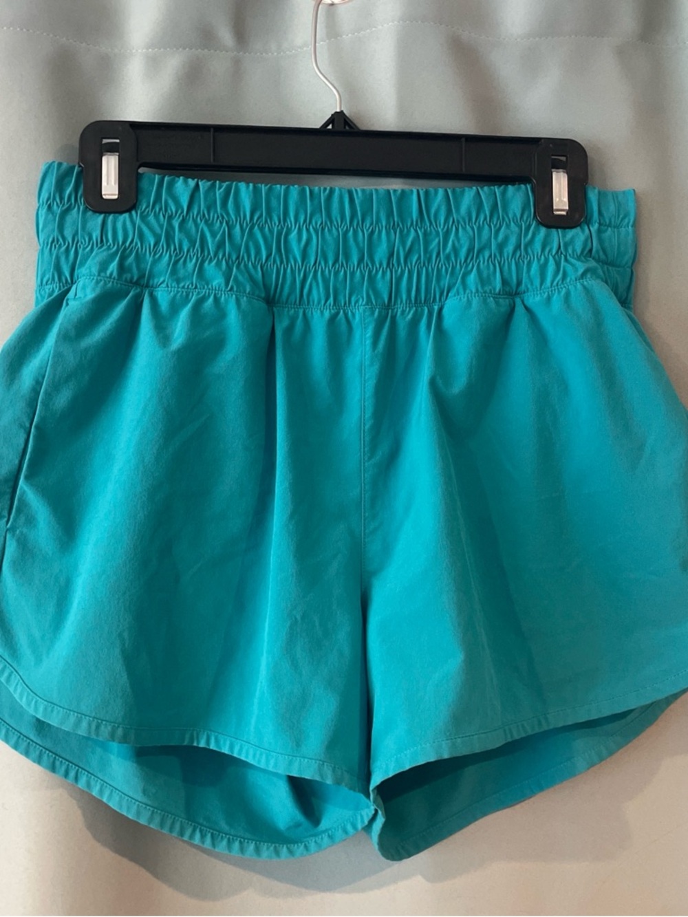 Athleta Girl Teal Drawstring Waist Athletic Shorts